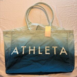 Athleta Blue Ombre Tote Bag new with tags